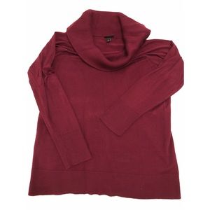 Burgundy off the shoulder sweater Torrid 0
